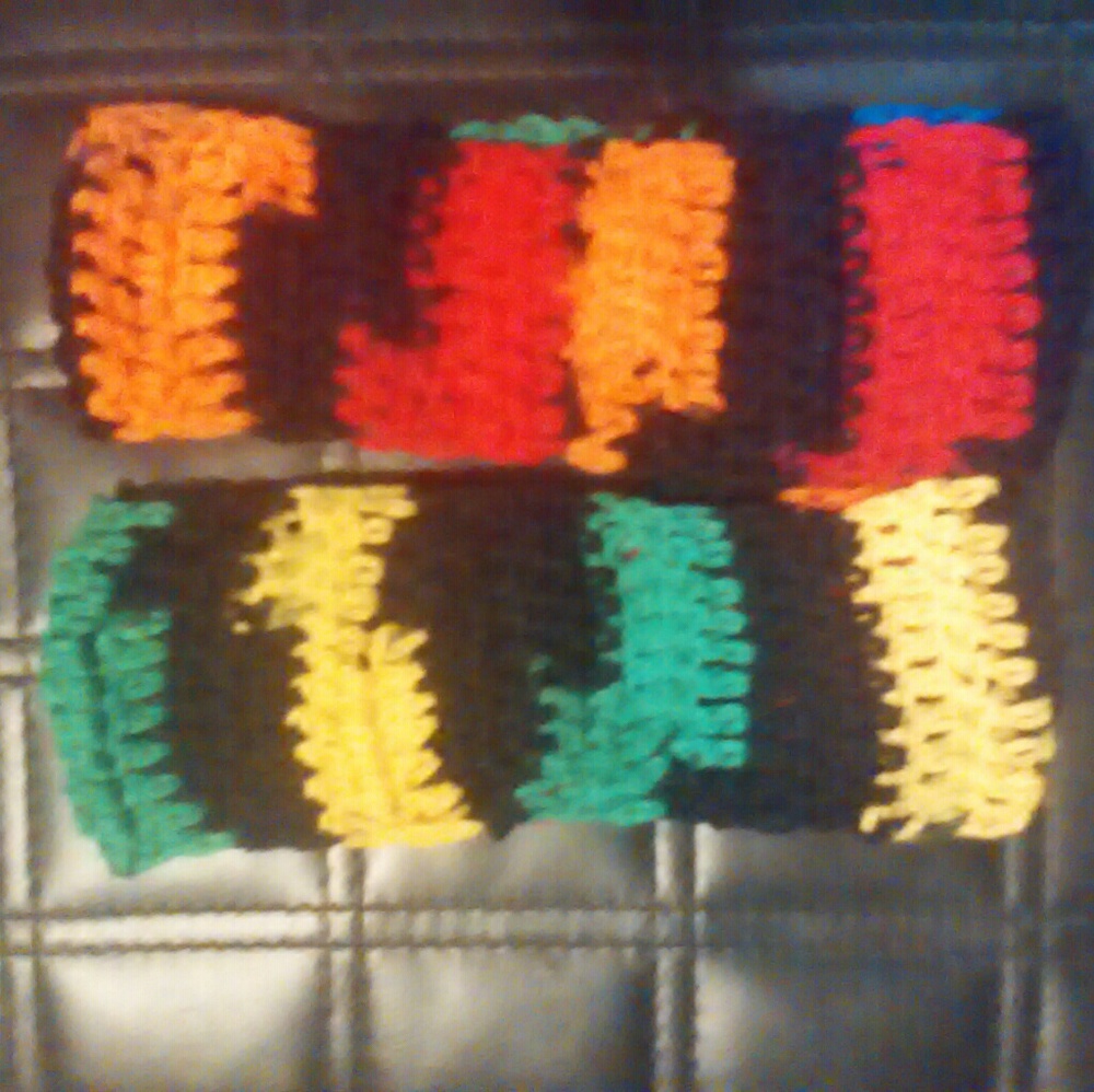 Adult crochet earwarmers